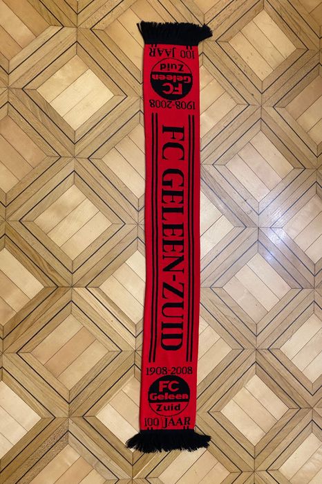 Szalik piłkarski FC Geleen Zuid dwustronny dziany 100-lecie