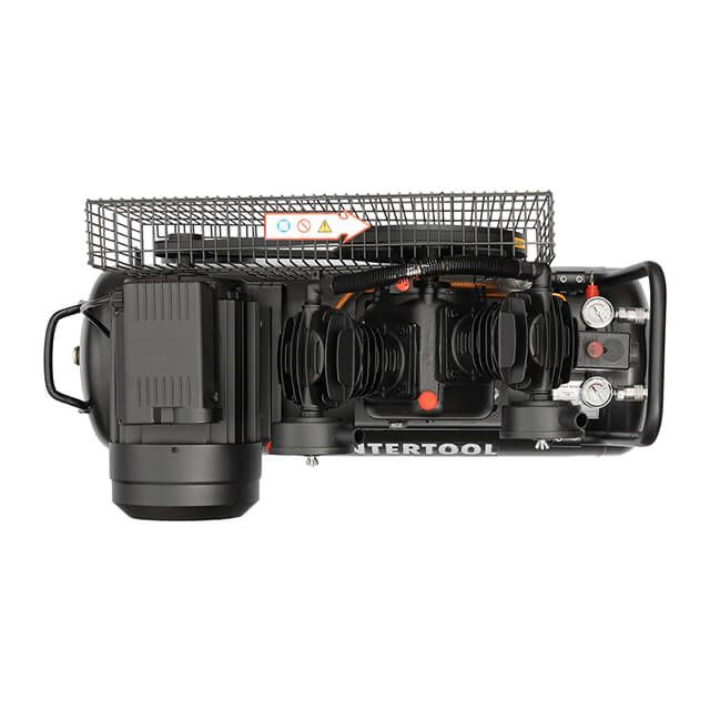 Компресор Intertool pt0016  50 л, 3 кВт,  500 л/хв, 2 циліндра