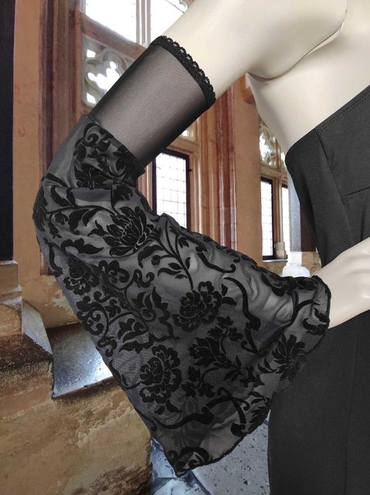 szerokie oddzielne rękawy rękawiczki goth alternative lolita coquette