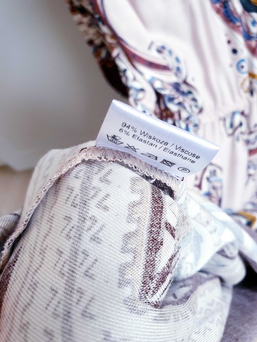 Nowa sukienka boho bufiasty balonowy rękaw 36 38 Tressore