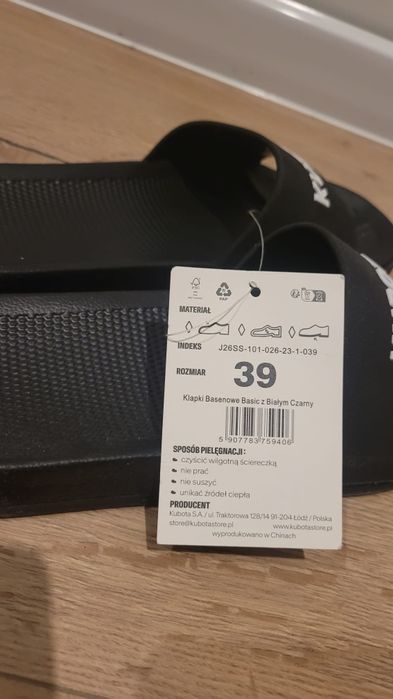 Klapki basenowe damskie Kubota 39