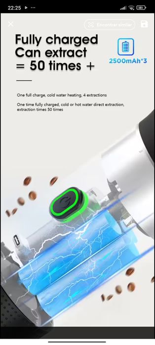 Máquina de café portátil/TOP