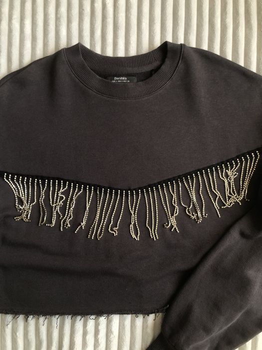 Bluza damska z kryształkami