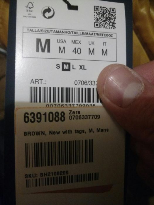 Куртка ZARA парка. Нова. Демісезон.