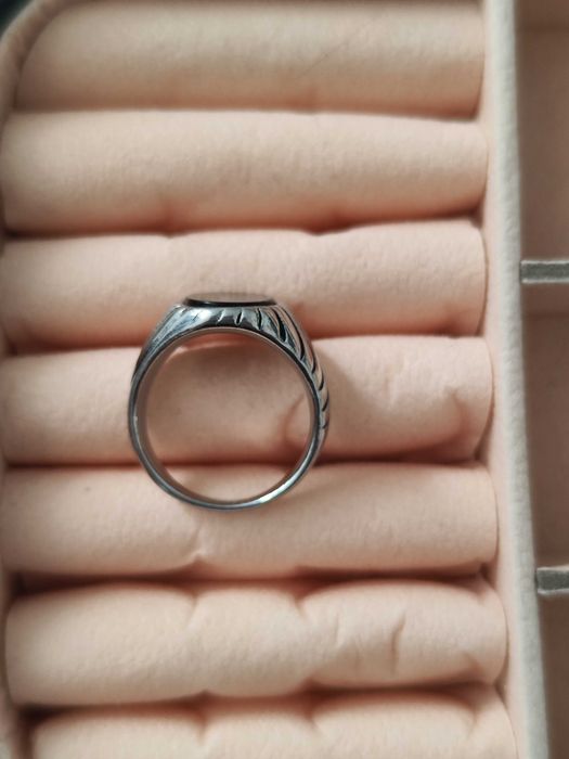 Anel em aço inoxidável premium – Tamanho 27