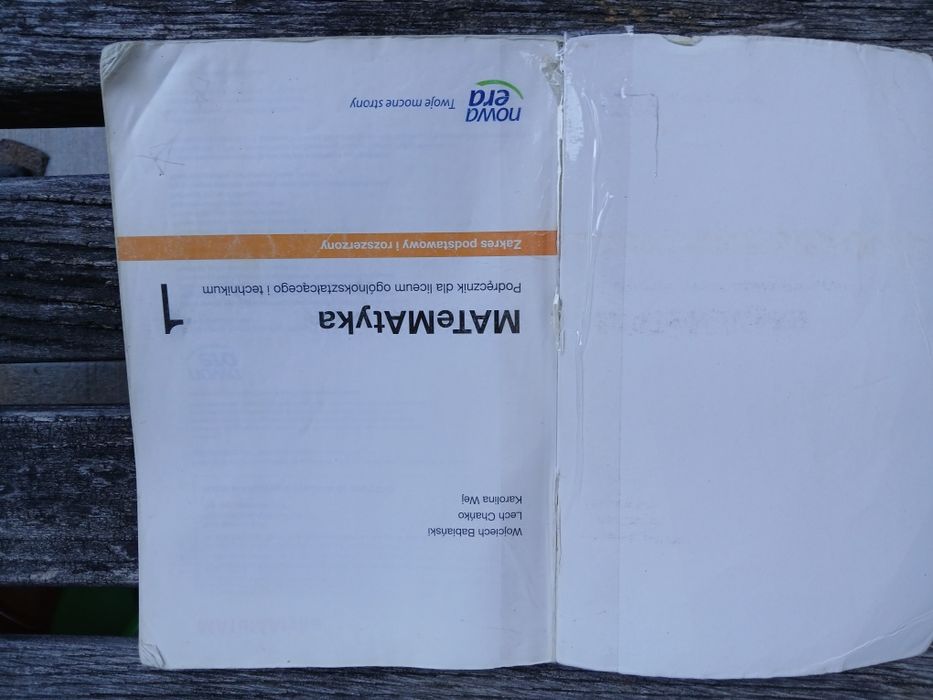 Matematyka 1 rozszerzona LO i technikum