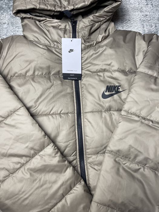 Kurtka Puchowa Nike Dłuższa Khaki S *NOWA*