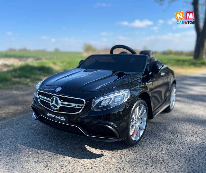 Auto na akumulator MERCEDES S63 AMG Samochód elektryczny Lakierowany Pojazd Autko dla dzieci Pilot