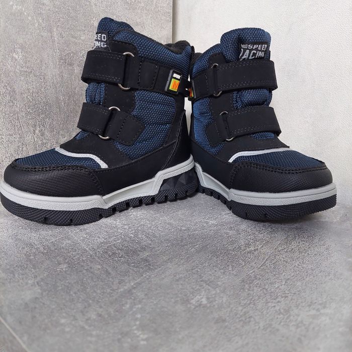 Зимові дитячі термочеревики на липучках для хлопчика Tom, 24 розмір