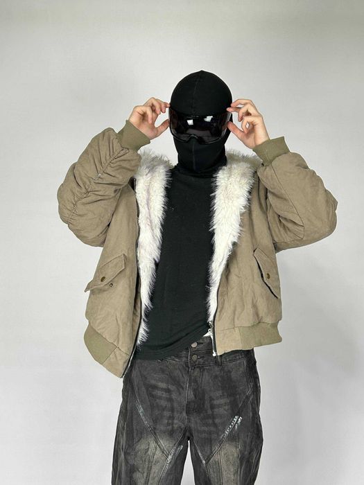 Бомбер Аляска куртка Bomber бежева zip капюшон куртка зіпка курточка