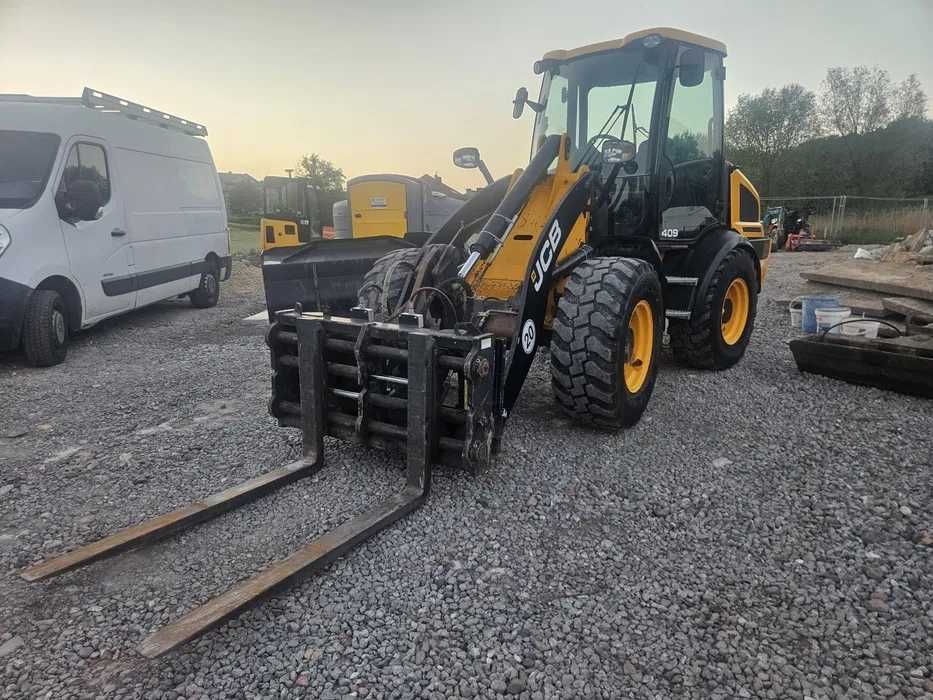 Ładowarka JCB409 wynajem maszyna kołowa