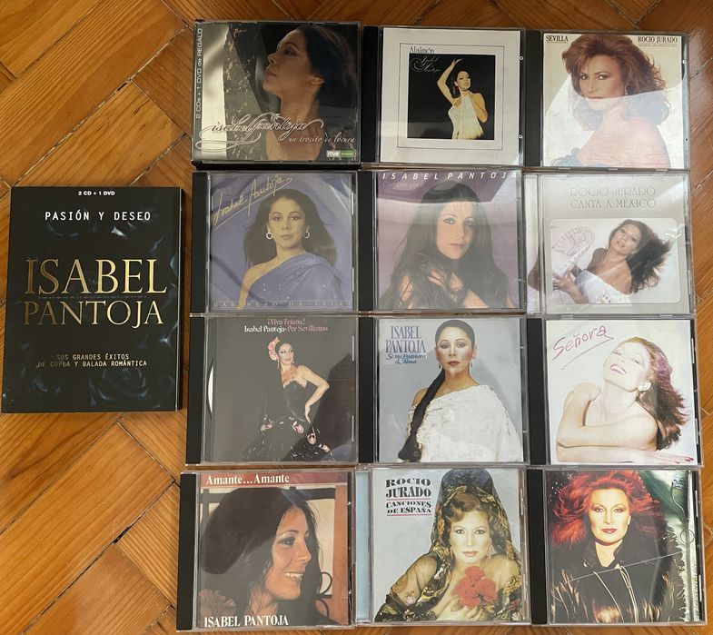 Cd’s e Dvd musical Pantoja e Rocio Jurado