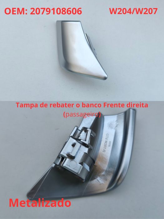 Tampa de Rebater o banco Mercedes w204/w207 passageiro / condutor