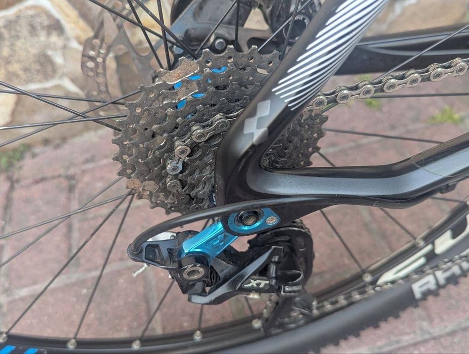 Карбоновий велосипед Cube Reaction GTC 27.5 (M) | Shimano XT | Manitou