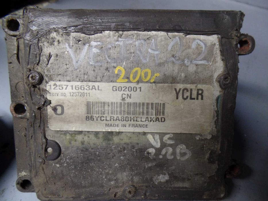 Cze66 Sterownik silnika komputer opel vectra 2.2 wysyłka