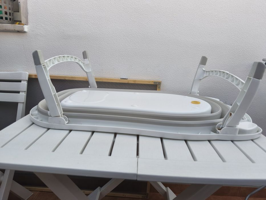 Banheira de bébé dobrável e redutor de banheira (0-6 meses) - 20€