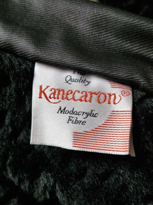 Eleganckie damskie futerko, czarne, DFN