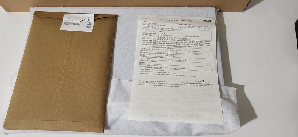 Portátil Acer Aspire 3 i5 12ª Gen | 8RAM | 512GB SSD | Como novo!!

RA