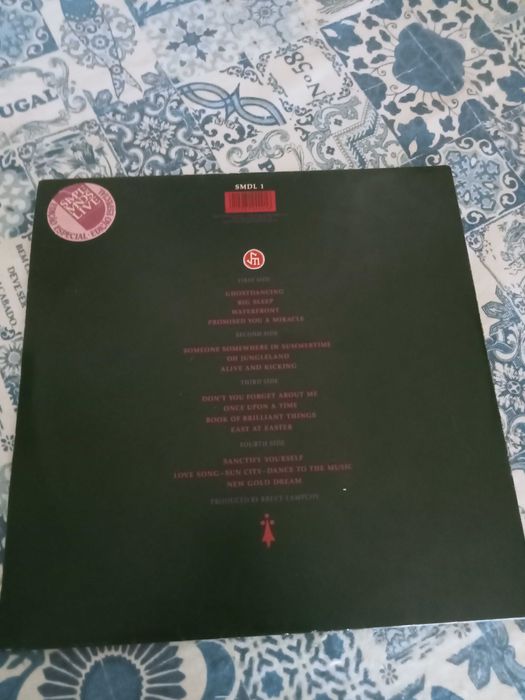 LP Duplo,,Simple Minds Live