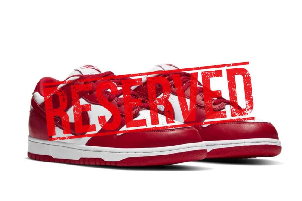 Nike DUNK Low SP St. Johns University Red | CU1727–100