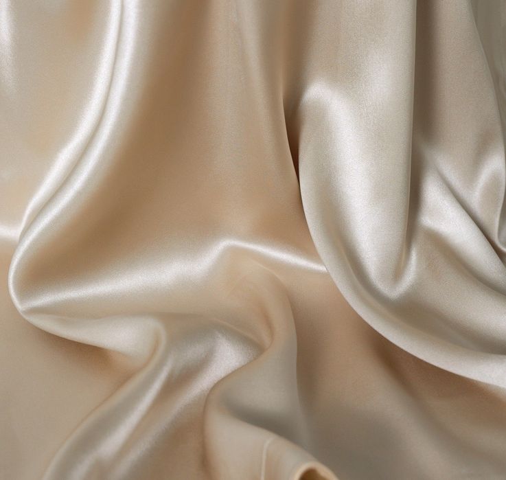 Подарочный набор из 100% натурального шелка цвета шампань