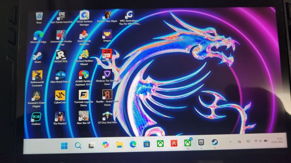 MSI CLAW  konsola do gier z Win11