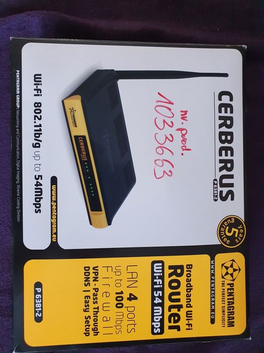Router- PENTAGRAM Cerberus P 6381-2
