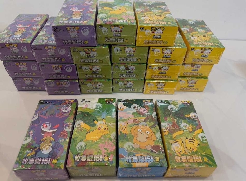 Pokémon TCG 151 Chińska Edycja Oryginalna - Booster Box Kolekcjonerski