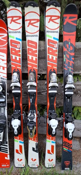 Rossignol HERO Junior / Multi-Event 100–130 cm + wiązania – po serwisie