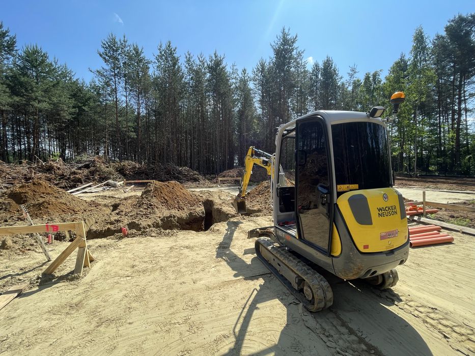 Usługi wynajem minikoparka wykopy niwelacje transport zapraszam