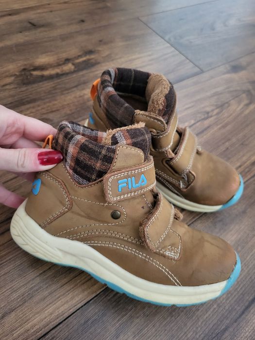 Trzewiki 28 FILA brązowe 18cm
