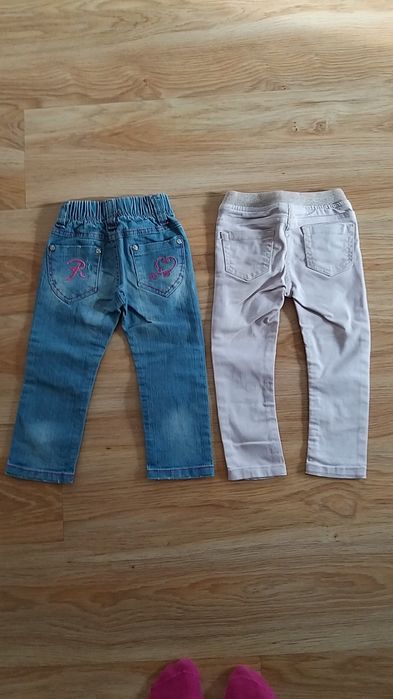 Spodnie jeansowe dla dziewczynki rozm. 92