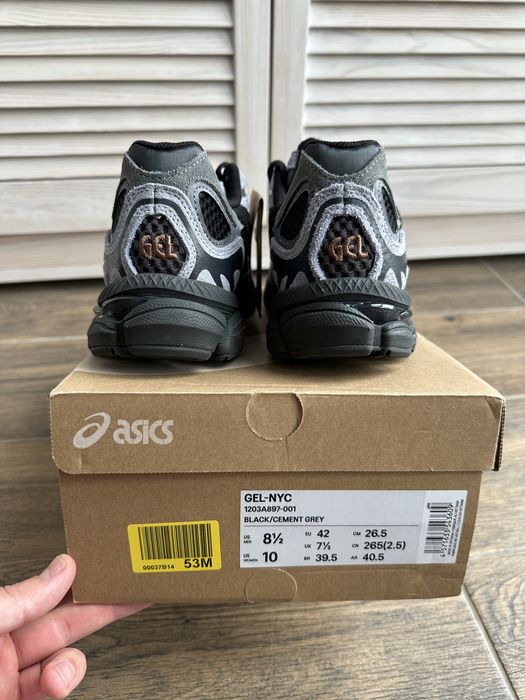 Оригінал Кросівки ASICS GEL-NYC “Black/Cement Grey”