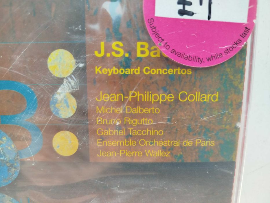 Bach Keyboard Concertos 3CD Beroff Collard Dalberto Rigutto Tacchino