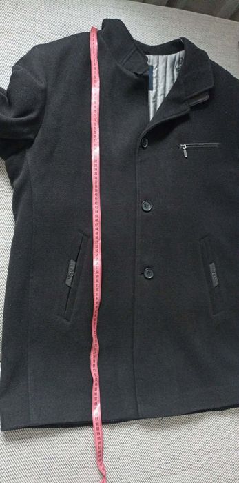 Płaszcz męski wełniany