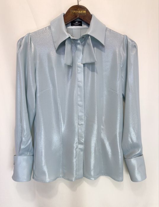 Шикарна блуза Elisabetta Franchi (Італія) з металевим ефектом