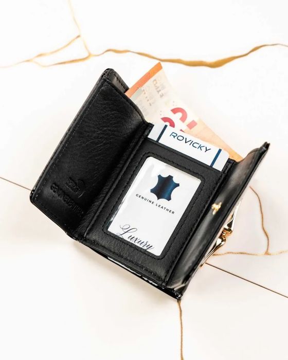 portfel damski skórzany rh-32-1-sh-r-5272 black