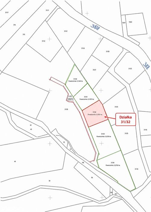 Działka z warunkami zabudowy | 1532 m2 | Kotlina Kłodzka | Starkówek