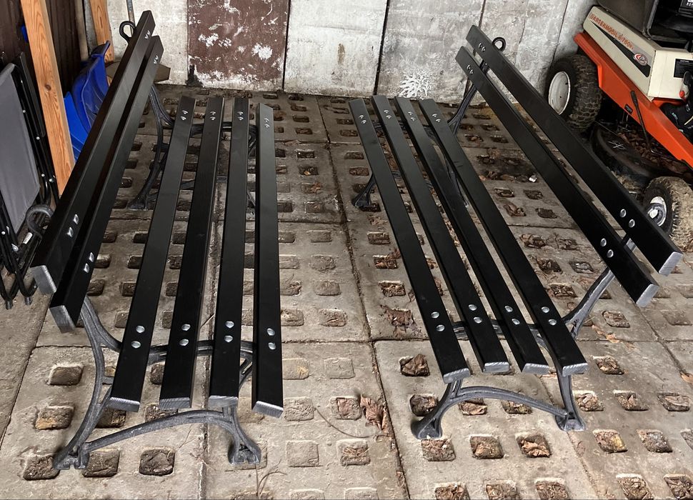 Ławka ogrodowa żeliwna