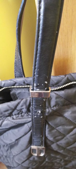 Tommy Hilfiger - pikowana torba shopper czarna