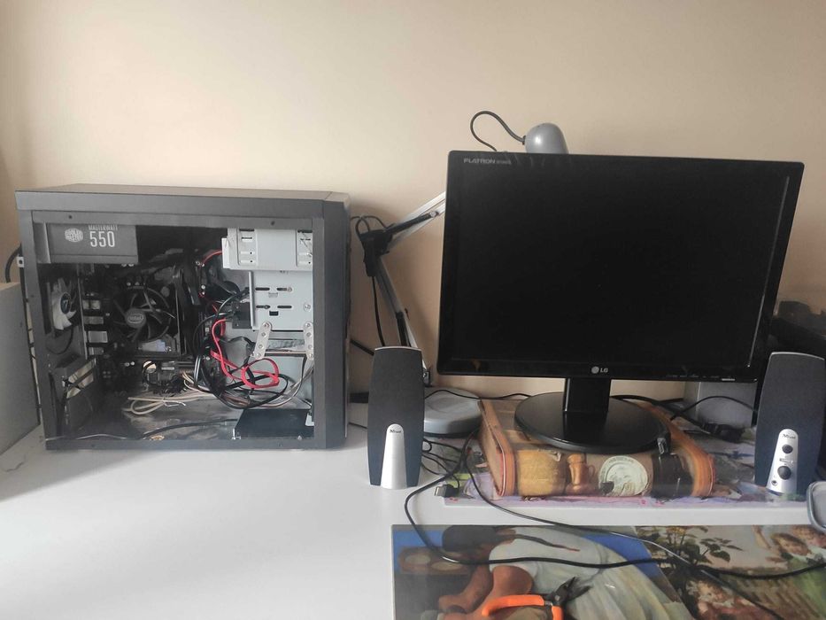 Computador Intel g4560 + 16gb Ddr4 + 256gb Nvme + Monitor TFT 19"