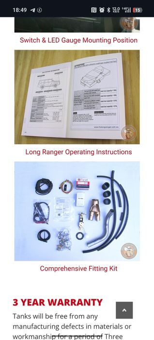 Додатковий бак на дизельний Land Cruiser 200