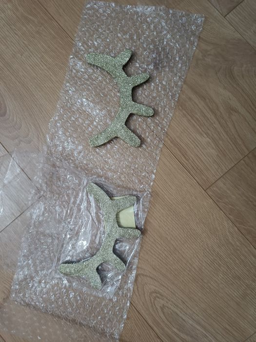 Rzęsy oczy drewniana ozdoba na ścianę do pokoju dziecka złote nowe