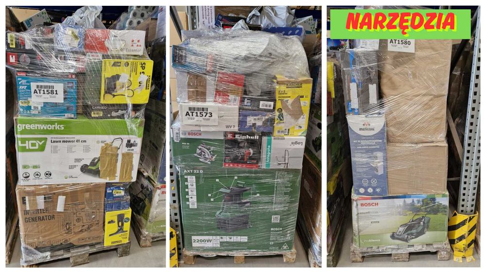 Palety, Zwroty konsumenckie, Nadwyżki magazynowe