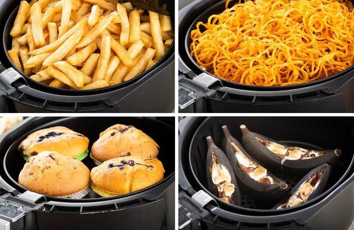 Безмасляная фритюрница(аэрогриль) с чашей Air Fryer BW-3011 4л 1200W