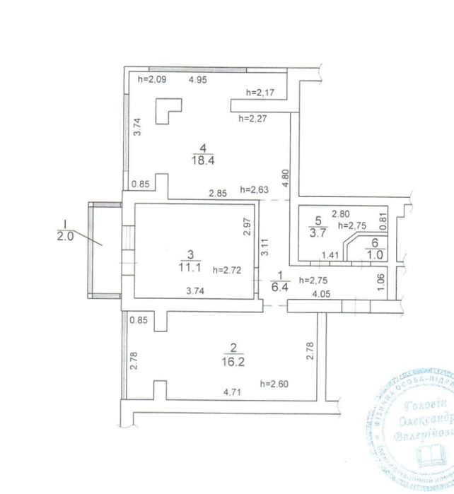ТОП Продам 2к з ремонтом біля парку Центральний  ГАЗ СЕРТИФІКАТ