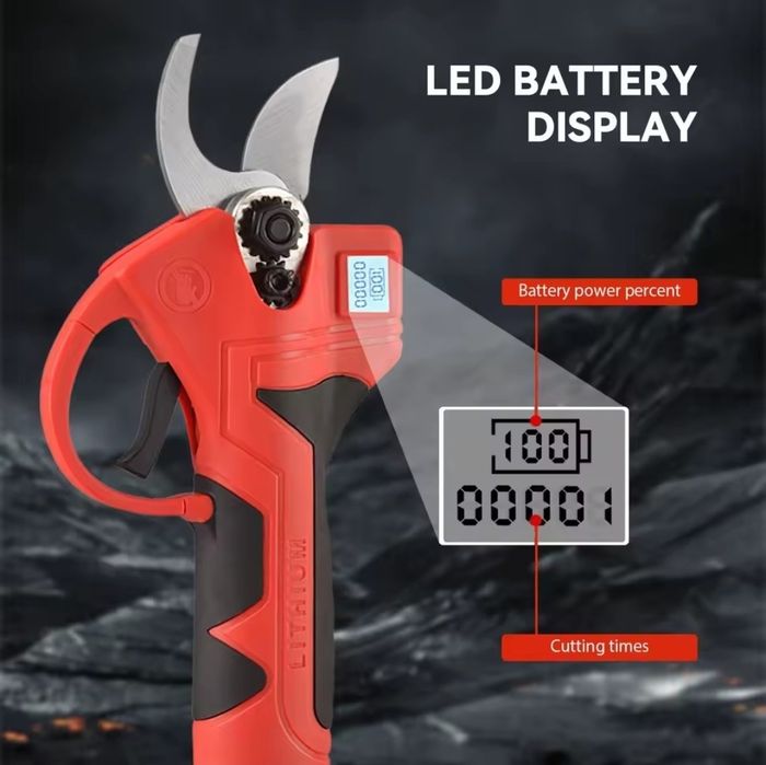 Tesoura de Poda a Bateria c/ Display