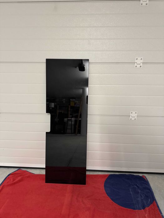 Painel superior p/ móvel IKEA Besta TV - vidro preto