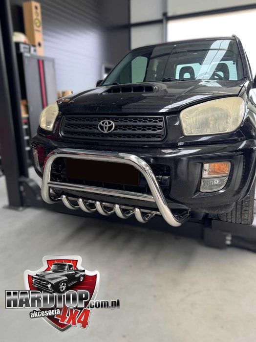 Orurowanie przednie niskie kły Toyota RAV 4 Baranek Ochrona Gril Chrom