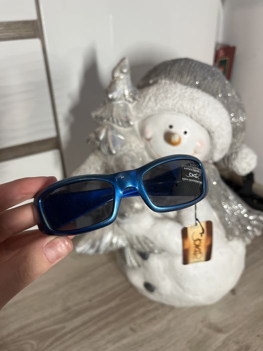 Niebieskie dzieciece okulary przeciwsloneczne